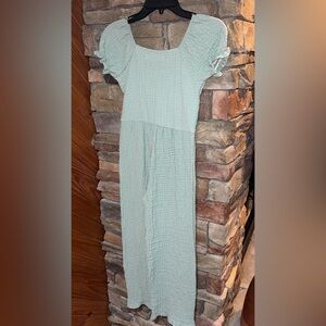 Ellie Belle Girls Kids Youth Jumpsuit Short Sleeve Style KK1302-GRANKNT Size 12